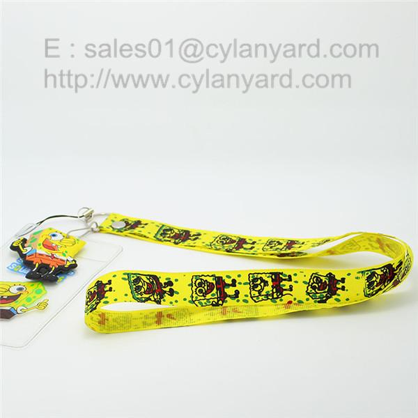 Full color digital print lanyard with standard swivel clip for cheap