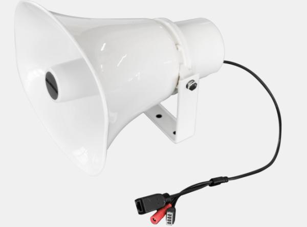 10/100Mbps IP Network PA System 15W SIP POE Horn Speaker Easy Install