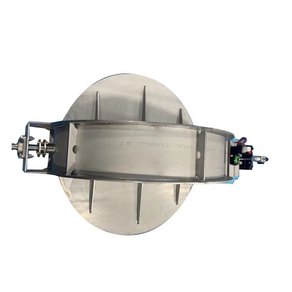 Центролинейный трубный воздушный клапан Пневматический промышленный клапан бабочки