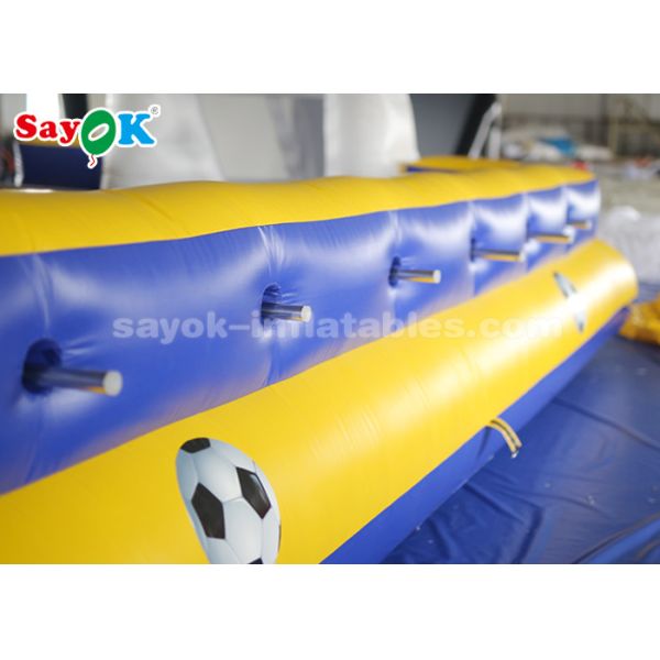 Giant Inflatable Football 8*5m PVC Tarpaulin Inflatable Sports Games Inflatable Football Pitch