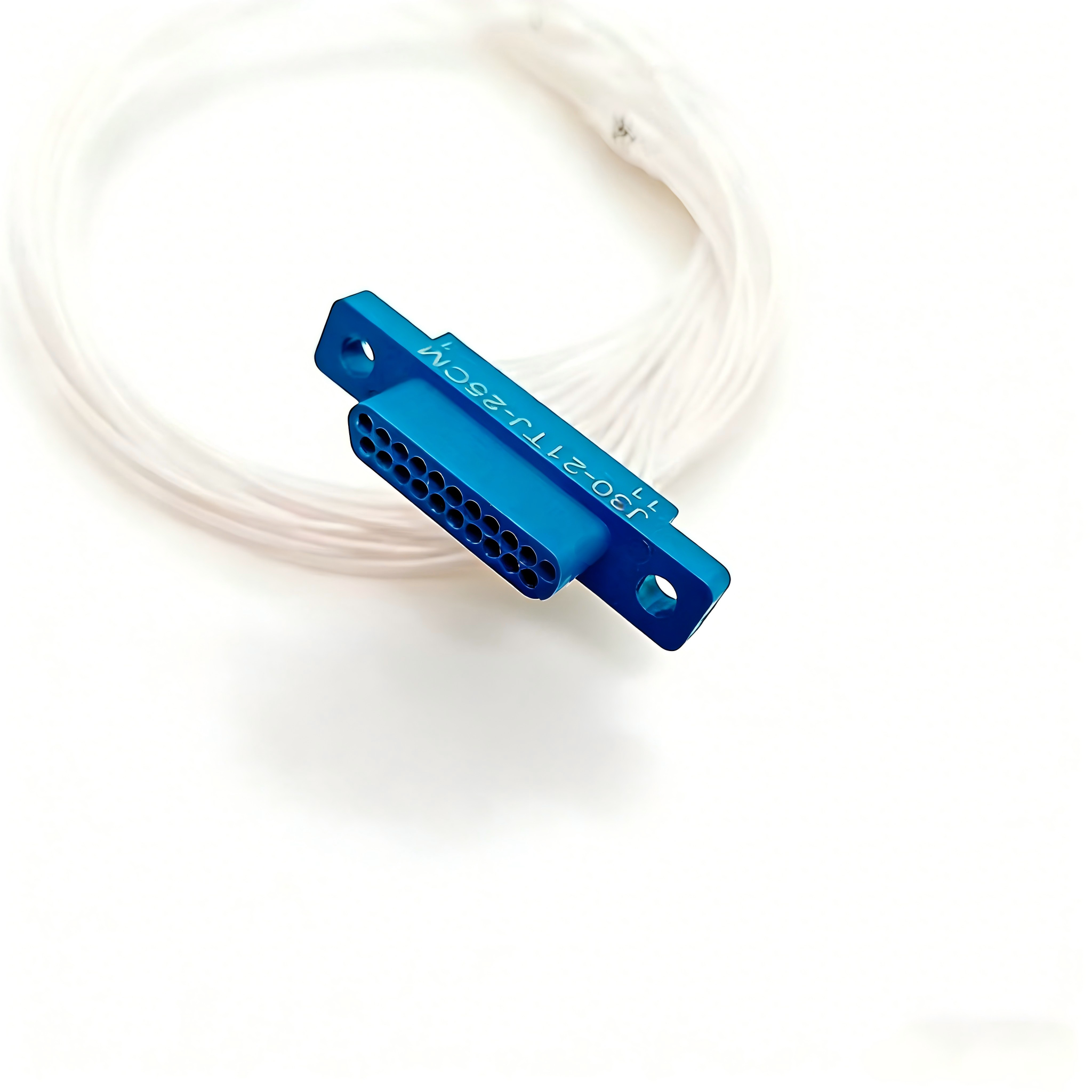 High Reliability J30-21TJ Connector 21 Pin Micro D Wire Harness For Aerospace Applications