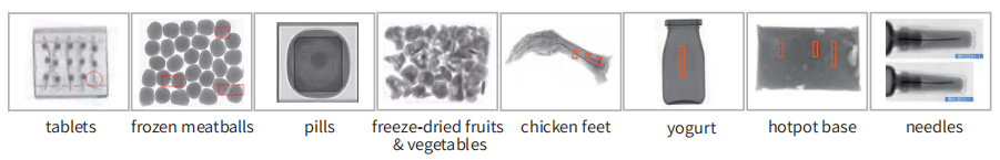 X-ray Foreign Objects Detection for Rice Cake Unicomp Food UNX3015 Material Detection Equipment