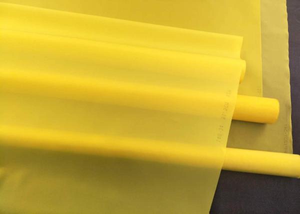 80 T 200 Mesh 127 MM Polyester Screen Printing Mesh Roll For Glass Printing