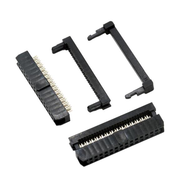 Passo de Pin Cable Connector Black Color 1.27mm 2.0mm da fêmea 14 de IDC