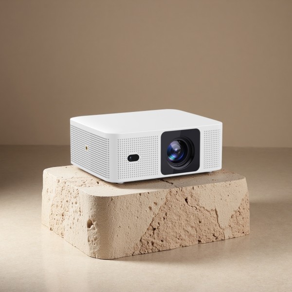 B1 White 1080P Smart Projector | 300 ANSI Lumens | 0.85kg Ultra-Portable | 0.9 Short Throw — 100