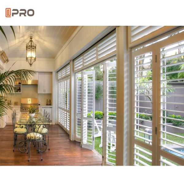 Shutter Commercial Aluminum Louver Window Glass Frames Wall Louvre Windows