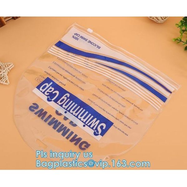 eco-friendly, Slider Hook Hanging Zipper Bag, Slider Zipper PVC Pencil Bags, wig hair packaging bag