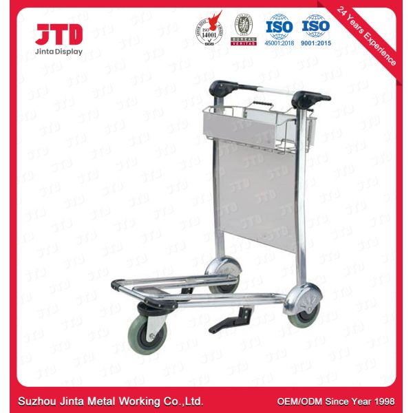 Нержавеющая сталь тележек для багажа аэропорта ISO45001 304 250kgs