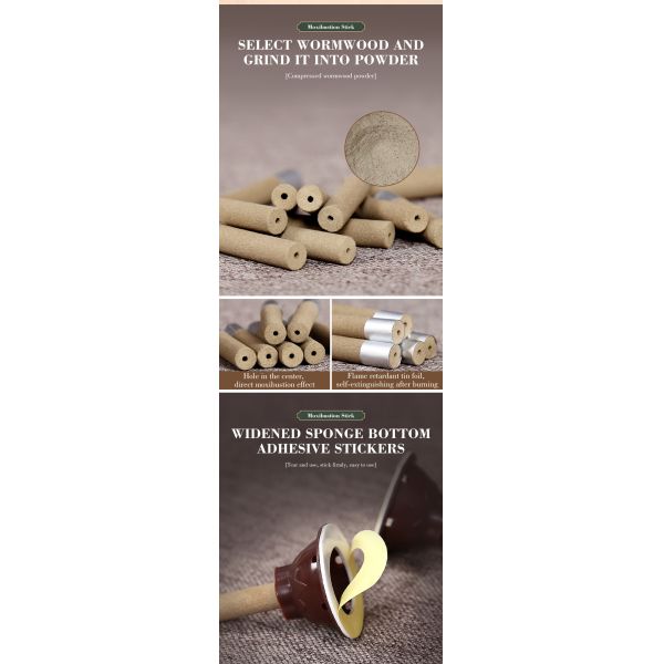 Traditional Chinese Medicine Pure Moxa Rolls Moxibustion TCM Acupuncture Therapy