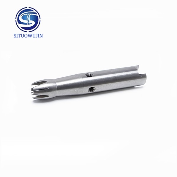 Custom CNC High Precision Stainless Steel Slotted Locating Pin with Anti-Loosening Design