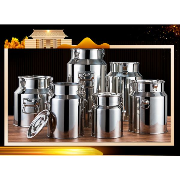 8 Litres Oil container equipment No magnetic 201 Stainless Steel milk can