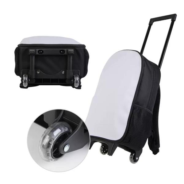 Sac à chariot multifonctionnel en blanc, de grande capacité, pour bricolage