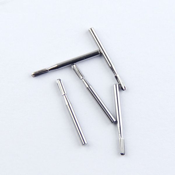 1.6mm Shank Dental Carbide Bur Medical Round Cylinder Plain Cut Head