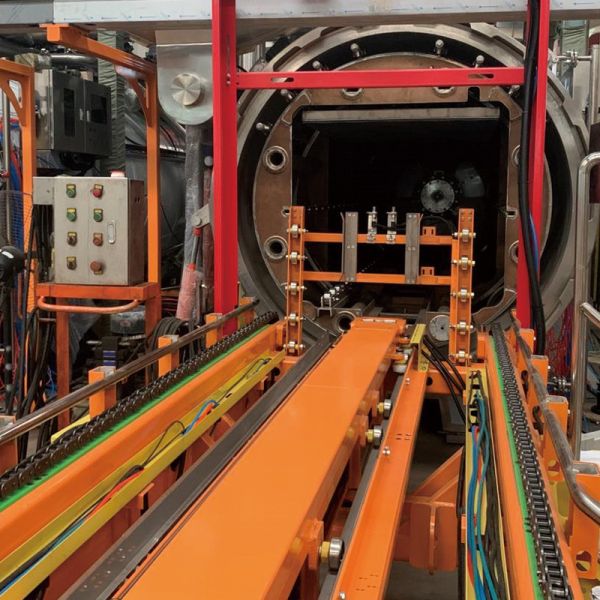 Manufacturing Plant Automatic Loader And Unloader For Retort Trays Crates With Design