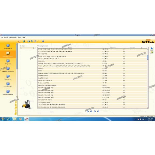 Погрузчик для погрузчиков Still Incado Box Диагностический комплект для погрузчиков STEDS Navigator Погрузчик для погрузчиков Диагностический инструмент STILL Canbox Scanner Too