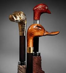 Black Walnut Wood Handle Umbrella Women Carved Umbrella Waterproof