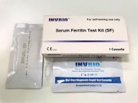 Kit de teste de nível de ferritina sérica em um passo, sangue no dedo, operação fácil em casa