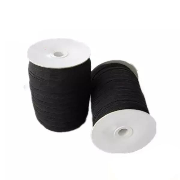 Cordão de Nylon Trenzado Branco de 3 mm 100% Cordão de Nylon Trenzado Sólido