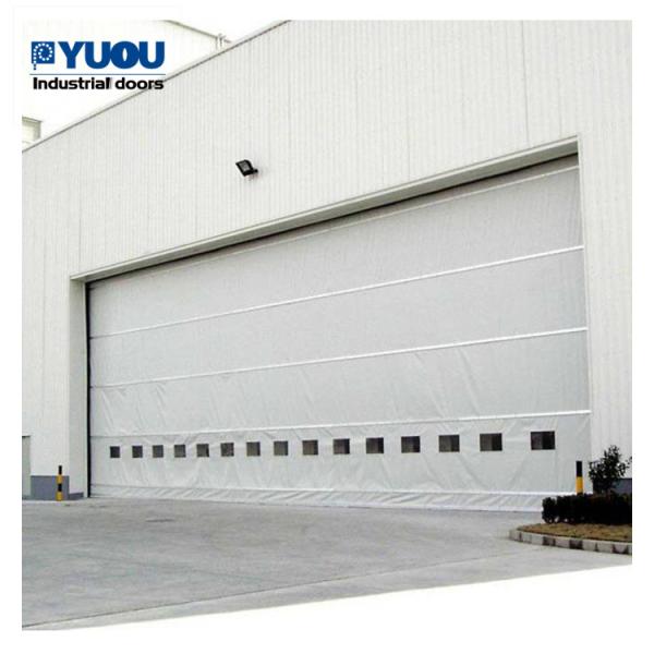 PVC Fabric Aircraft Hangar Door Industrial Large Size