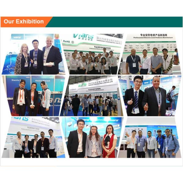 Чернота OEM кронштейн двери u 90 градусов стеклянный для электрического магнитного замка