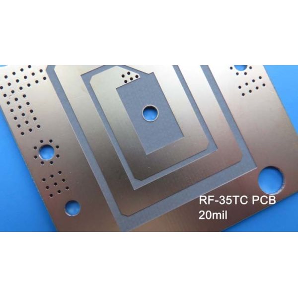 PCB RF-35TC 20mil 0.508mm Taconic финиш PCB ENIG 2 слоев поверхностный