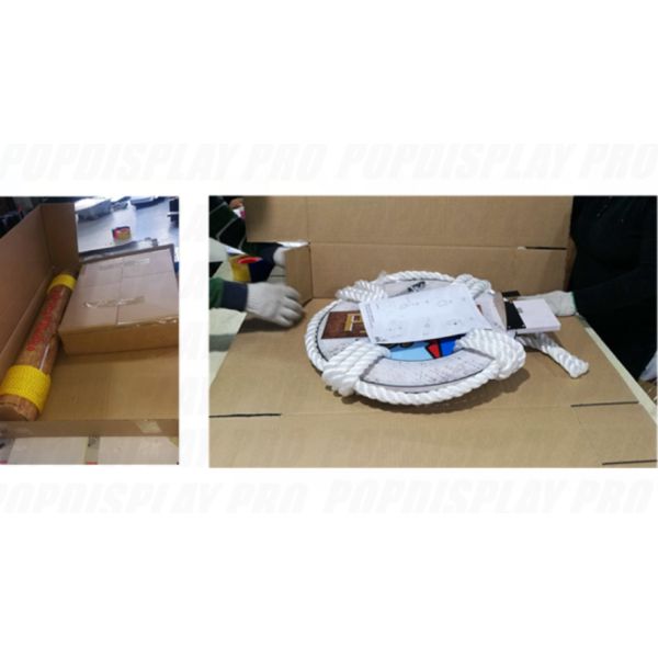 Large Pole Visual Personalized Shelf Display Stand Life Post Full Color Printed With Metal Base for Pacifico Draft Beer