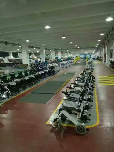 2018 newest FDA CE light weight folding aluminum  power wheelchair with lithium battery from chinese supper manufactory