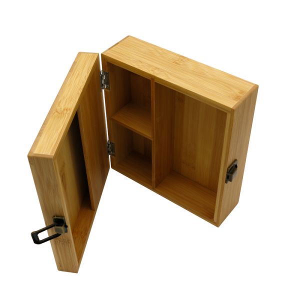 Wooden Tea Bag Organizer  Tea Packet Collection Box Tea Chest Storage Holder -7*7.5*3.5