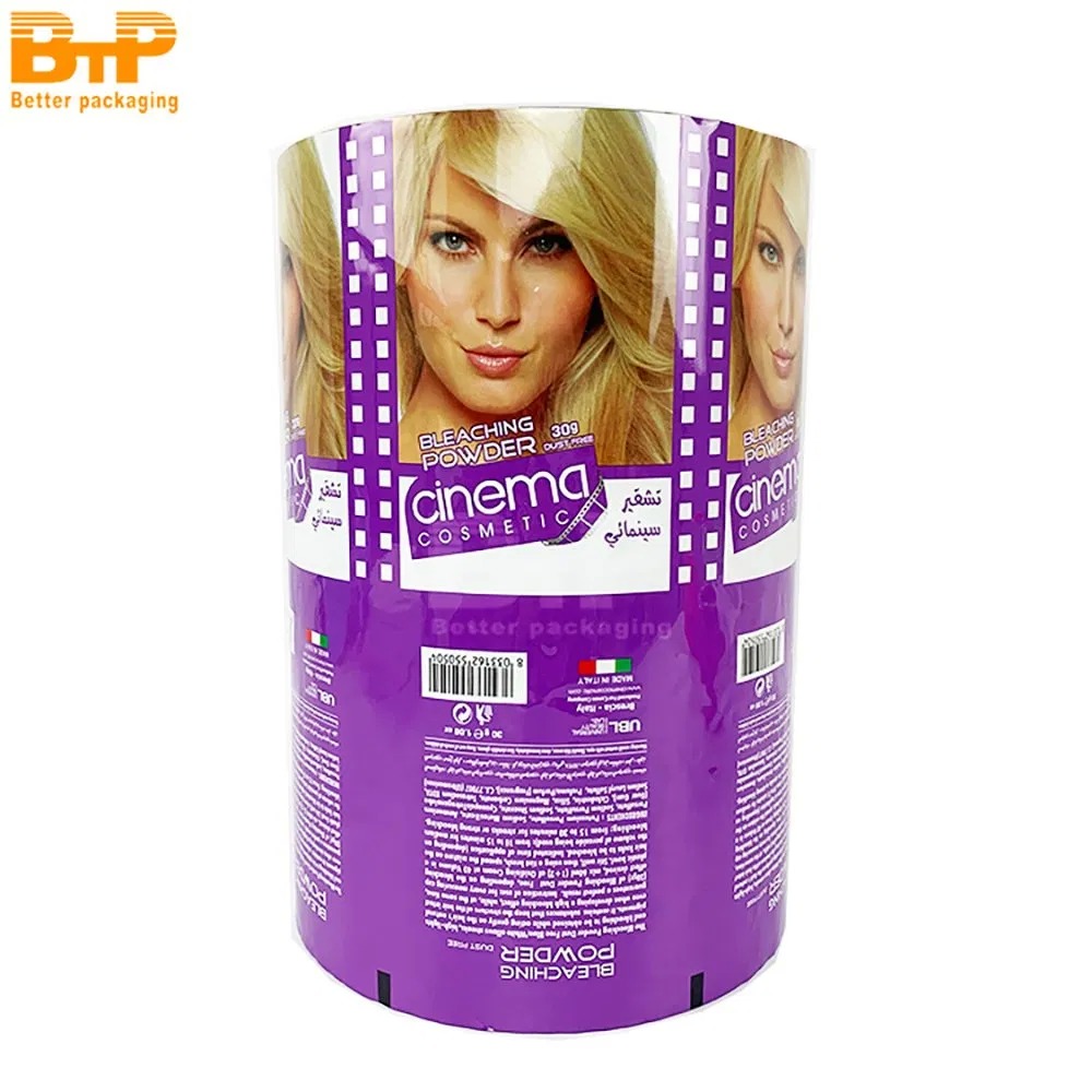 Aluminum Foil Mylar Laminated PET PE Plastic Custom Printed Stretch Packaging Roll Film