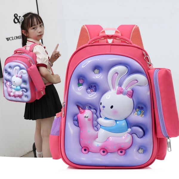 Customizable 3D Cartoon Printing Kindergarten Bagpack Student Rucksack Waterproof Children School Backbag For Kids School Backpack Design Backpack