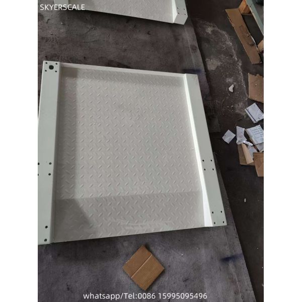 Carbon Steel / Q235B 0.8x1m Balance 1 Ton Ground Electronic Floor Balance Industrial Weighing Floor Scale
