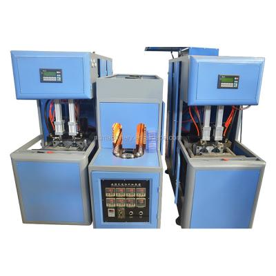 Máquina avançada de fabricação de garrafas de plástico semiautomática de forma redonda tamanho de volume 0,1-2L PLC MITSUBISHI