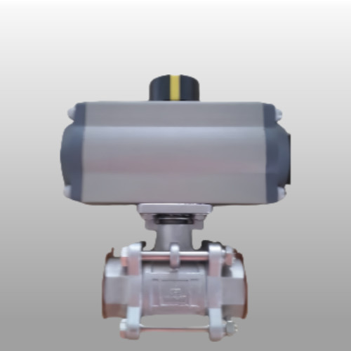 90 Degree Pneumatic Ball Valves Aluminum Alloy Control Ball Valve