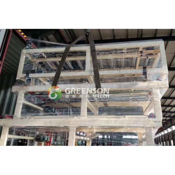 PVC Coated Gypsum Board Machine with 1300mm Effective Laminating Width, 2-15m/min Adjustable Speed and PLC System Electric Control for Gypsum Ceiling Tile Production Line