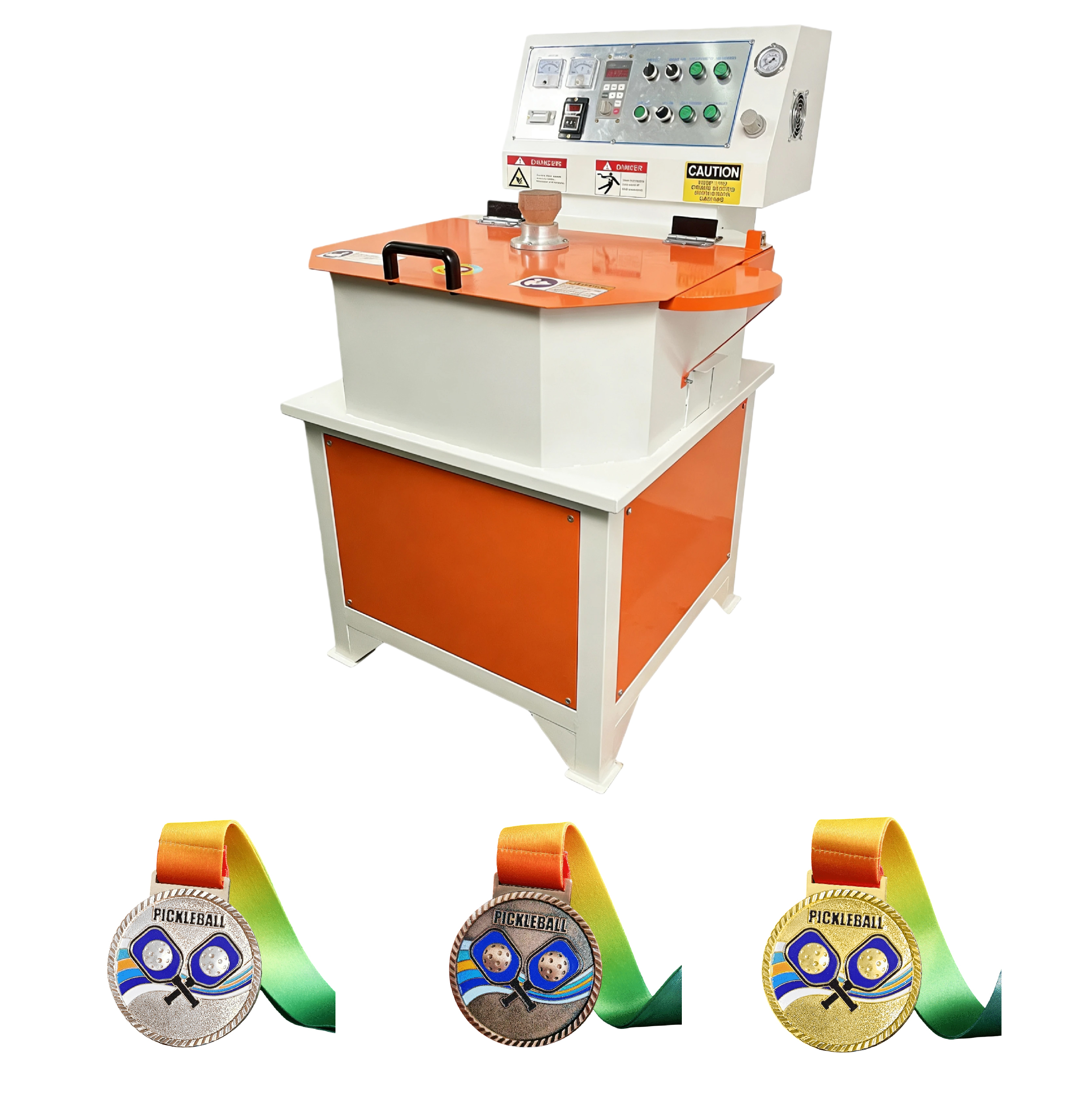 Zinc Alloy Manual Centrifugal Casting Machine Finisher Honor Pickleball Medal Production Equipment