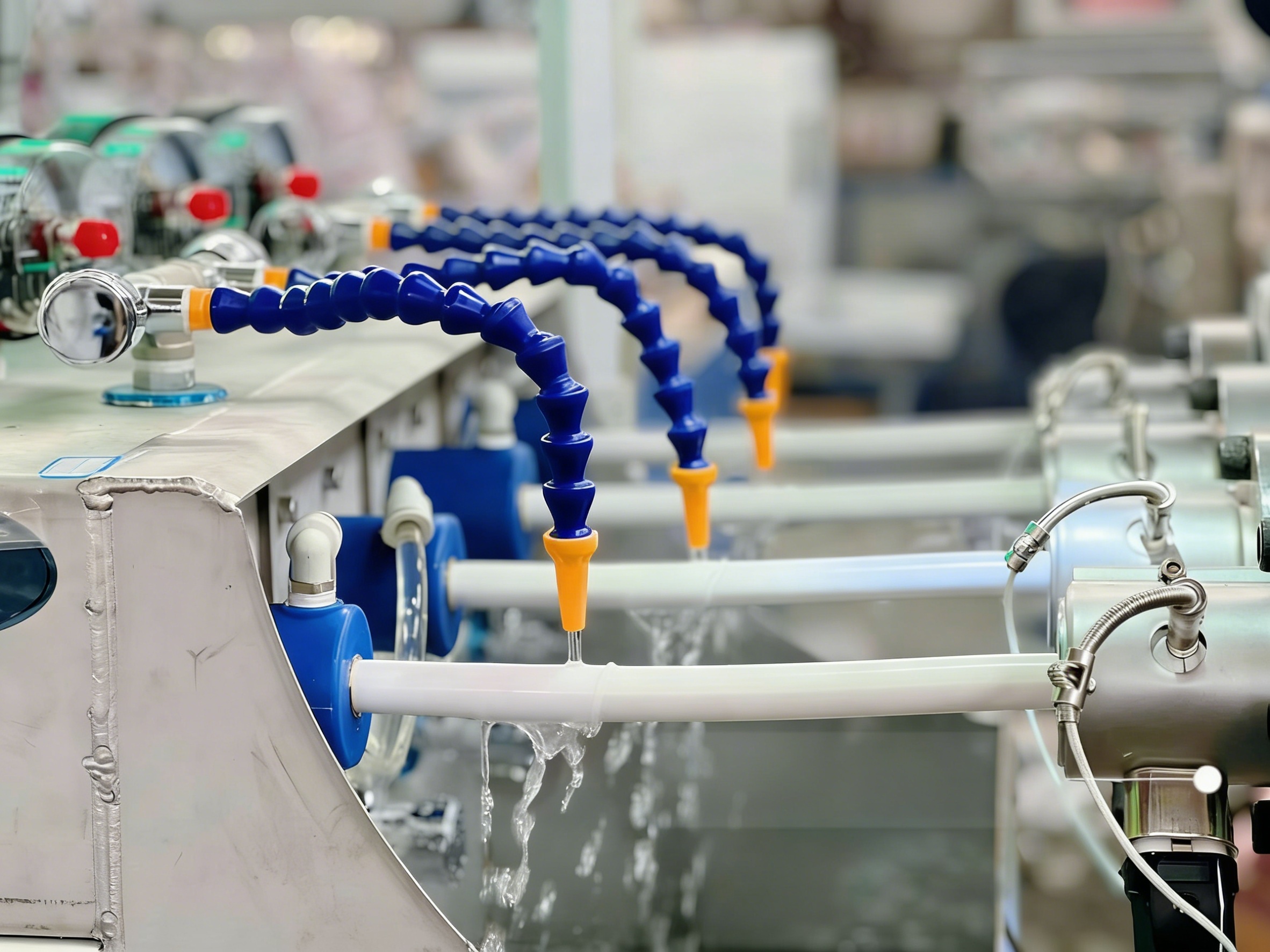 High Precision PVC Pipe Extrusion Line Capable Of Producing Plastic Pipes With Uniform Thickness And Smooth Surface Finish