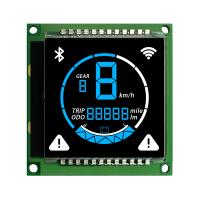 Custom Segment LCD Display Module VA Transmissive Negative View