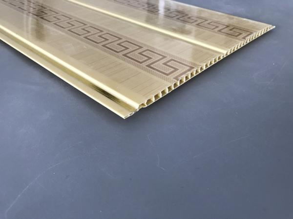 Yellow Interior Decorative 200 × 5mm PVC Wall Panels For Africa
