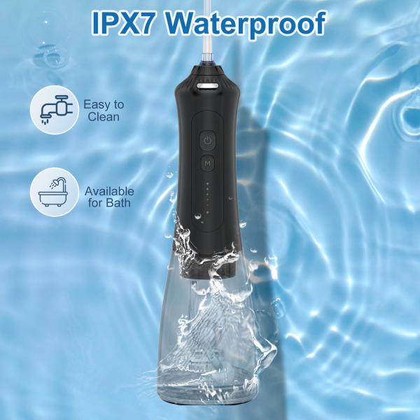 5 modos IPX7 impermeável elétrico sem fio Flosser de água oral irrigador dental oral OEM