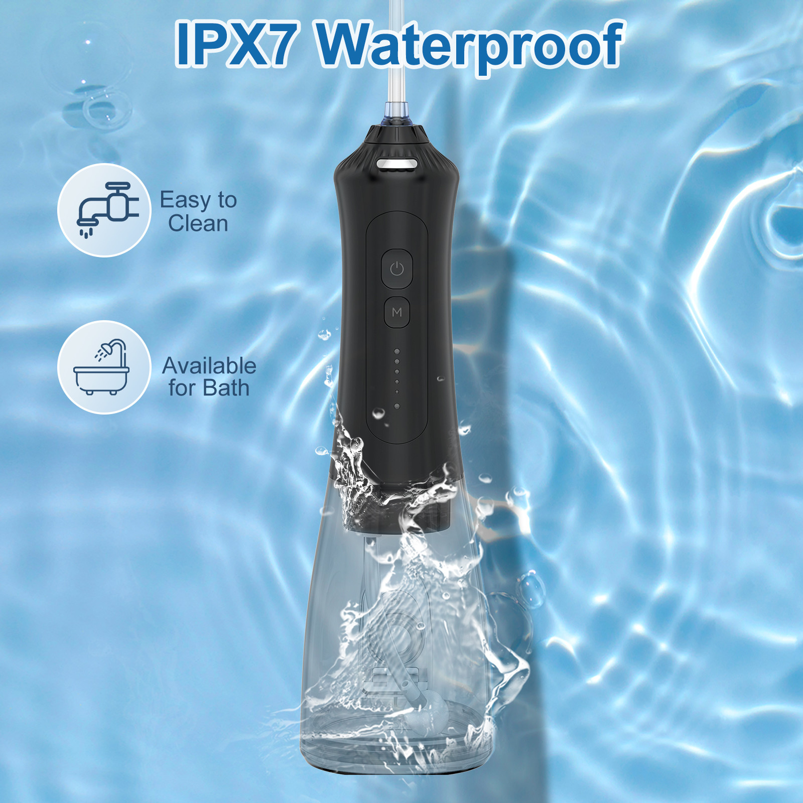 5 режимов IPX7 водонепроницаемый электрический беспроводной водонагреватель оральный ирригатор стоматологический оральный OEM