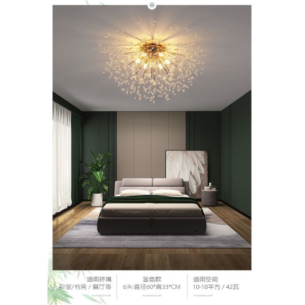 Dandelion Ceiling Light Living Room Kitchen Decor Firework Snowflake Ceiling light(WH-MA-168)