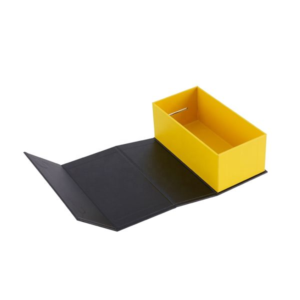 UV Printing Rigid Cardboard Foldable Magnetic Gift Box with Recycled Materials and Magnetic Closure