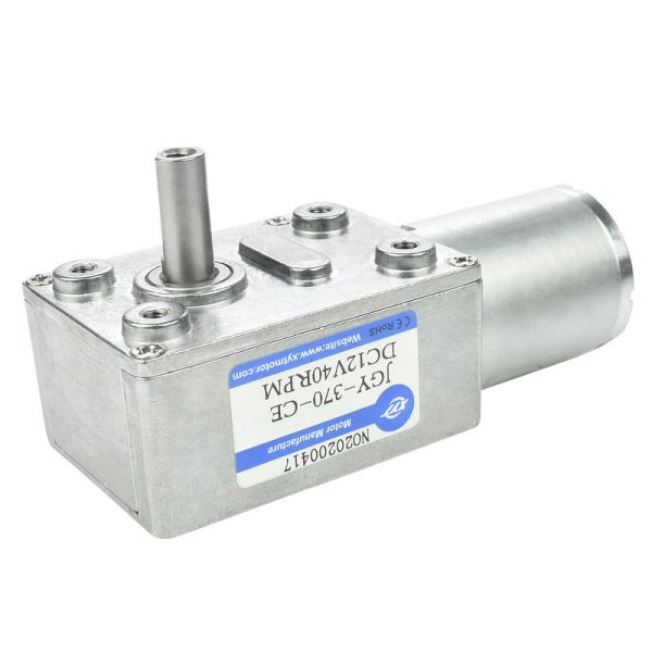 High Torque Gear Material Pure Metal Self-lock Worm Gear Reduction Electric DC Motor