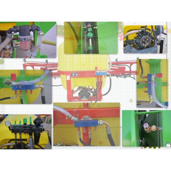 OD 30 Inch Tractor Mounted Agricultural Boom Sprayer 80hp 3W-800-12