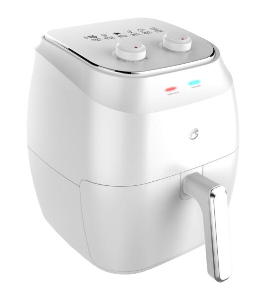 Costume grande relativo à promoção da cor da capacidade da frigideira 5L do ar da família com automóvel cortado