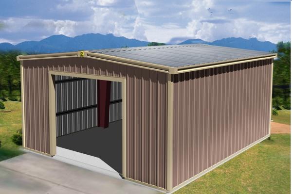 DIY Steel Storage Kit for Backyard Metal Building and Garden Shed