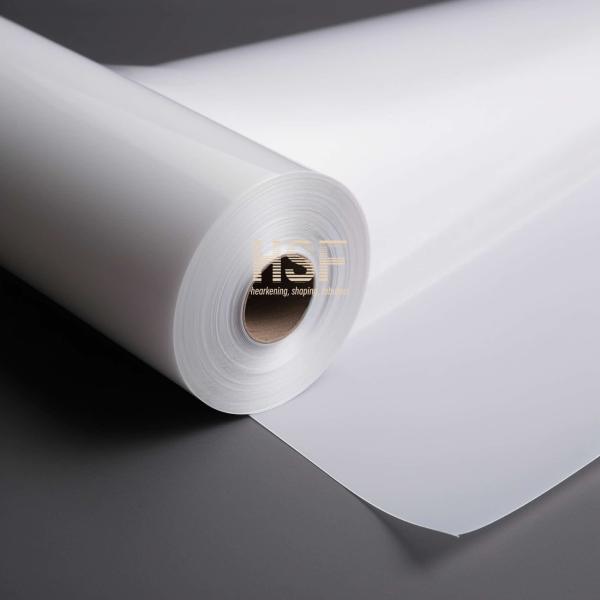 85 Micron Opaque White Silicone Release Film High Tensile Strength