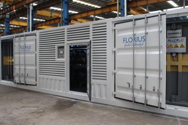 4 Pallets R404A  Compressor Flower Vacuum Cooler 72KW