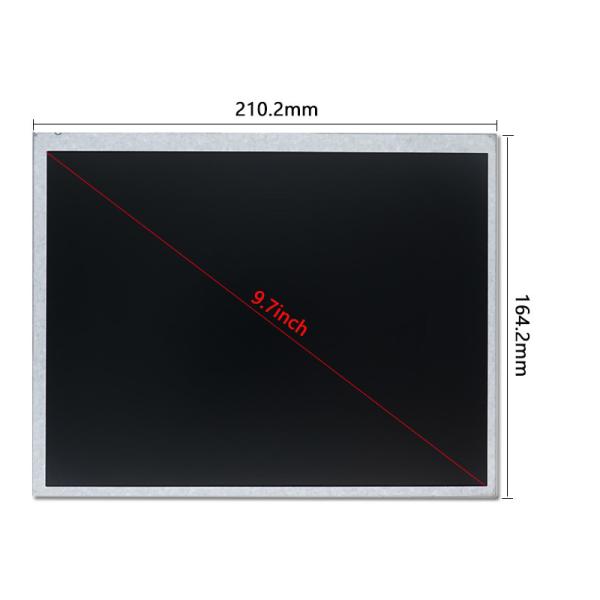 9.7 Inch LCD Display TN Industrial Touch Display TFT 400 Nits Brightness