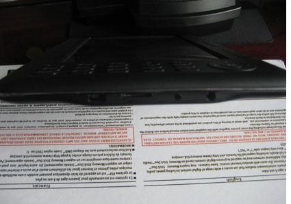 Leitor portátil ORB-701A de Ebook